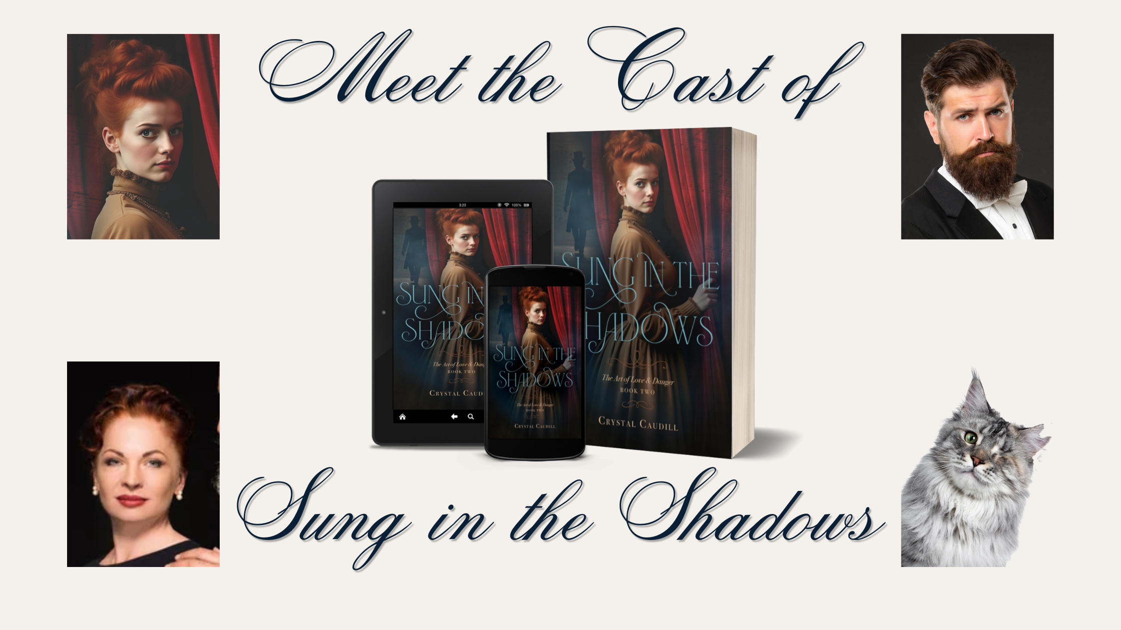 blog banner for Meet the Cast of Sung in the Shadows